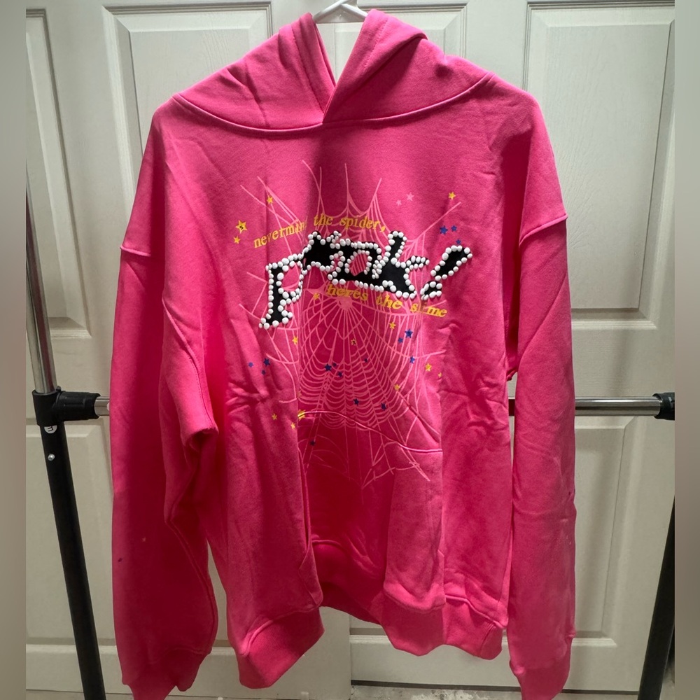 Sp5der p*nk hoodie